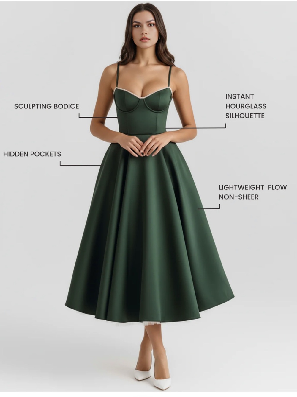 Almond Muse Selene Dress - Picture 2 of 10